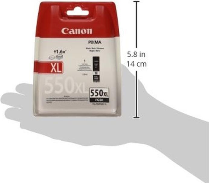 Actual product image Canon Pgi-550xl (PGBK)