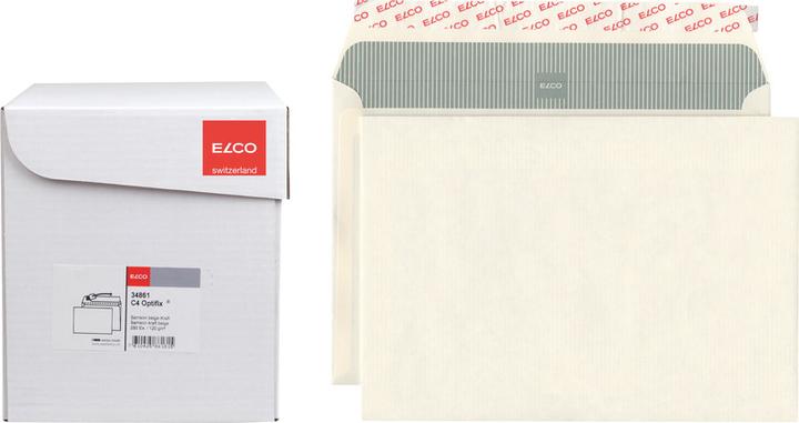 Produktbild Elco Briefumschläge samson beige Kraft in Bürogrosspackung (C4, 250x)