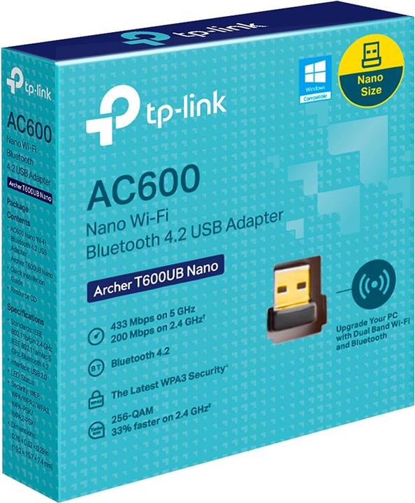 Actual product image TP-Link AC600 Nano Wi-Fi Bluetooth Usb Adapter (SATA 2.0)