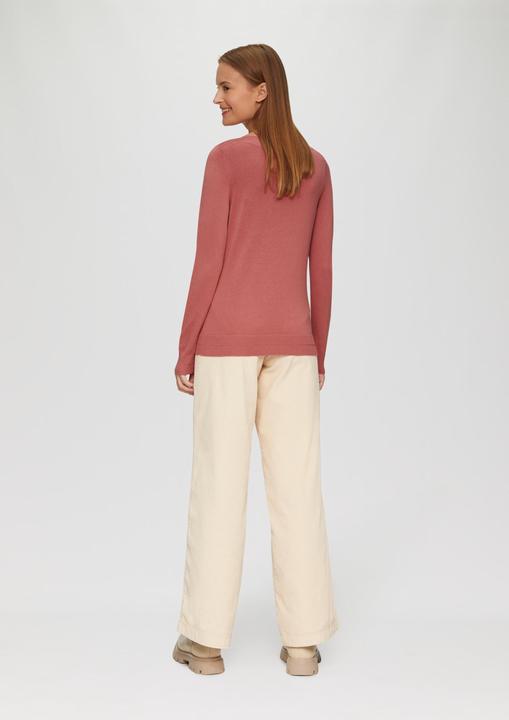 Actual product image s.Oliver Strickpullover Strickpullover mit U-Boot-Ausschnitt (34)