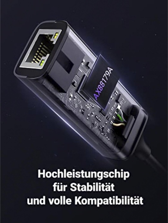 Produktbild Ugreen Gigabit Ethernet Adapter (USB-C 3.1 Gen 1, RJ45 (1x))