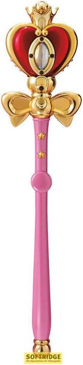Actual product image Bandai Sailor Moon Réplique Proplica Spiral Heart Moon Rod Brilliant Colour Edition 48 cm