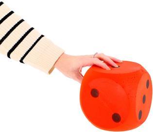 Produktbild Hipo Soft Dobbelsteen Rood