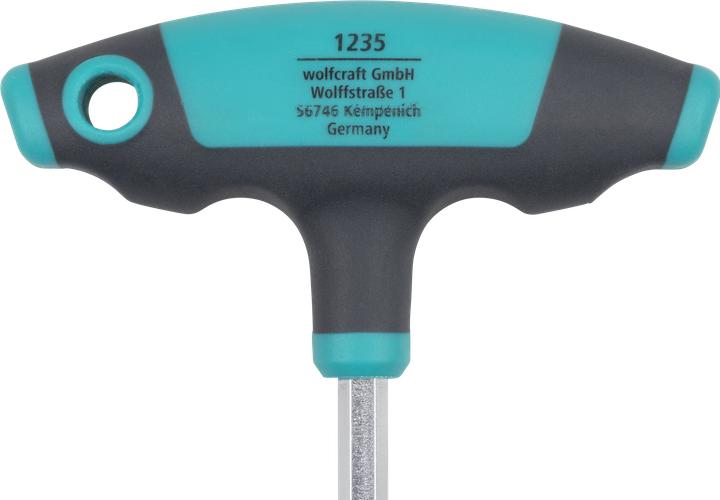Actual product image wolfcraft 1 T-hand screwdriver w bit ref. 152mm (Allen screw)