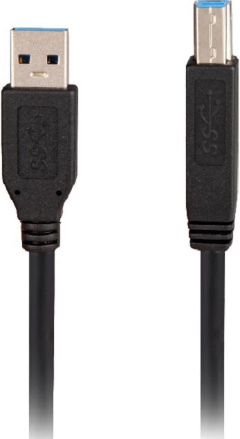 Actual product image Sharkoon USB 3.0 Stecker A auf Stecker B (2 m, USB 3.0)