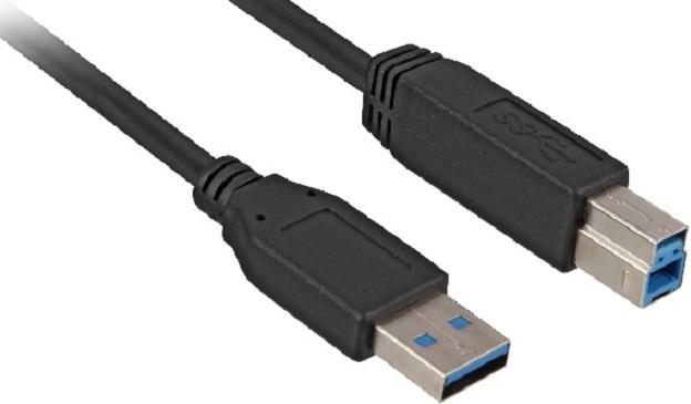 Actual product image Sharkoon USB 3.0 Stecker A auf Stecker B (3 m, USB 3.0)