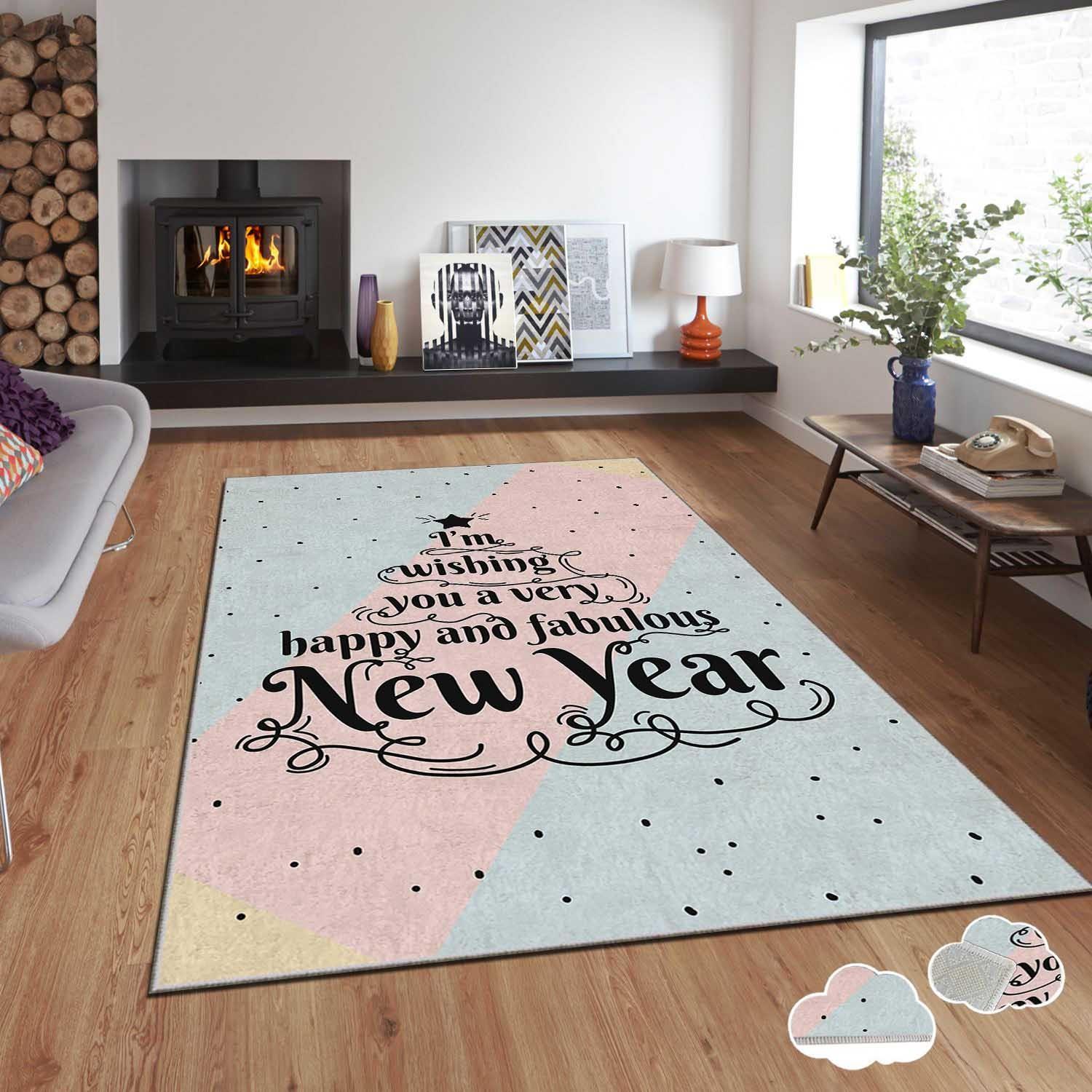 Thumbnail - Hanah Home Christmas, Teppich, Holiday (80 x 140 cm)