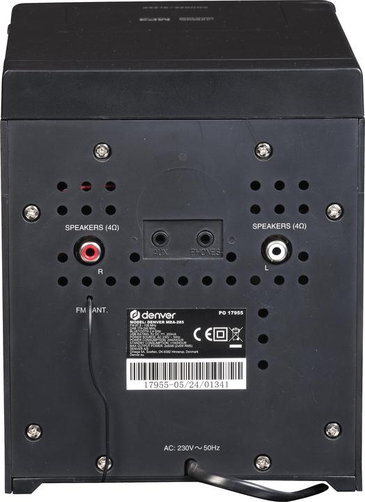 Immagine prodotto Denver MDA-285 (Lettore CD, 2x 5 W)
