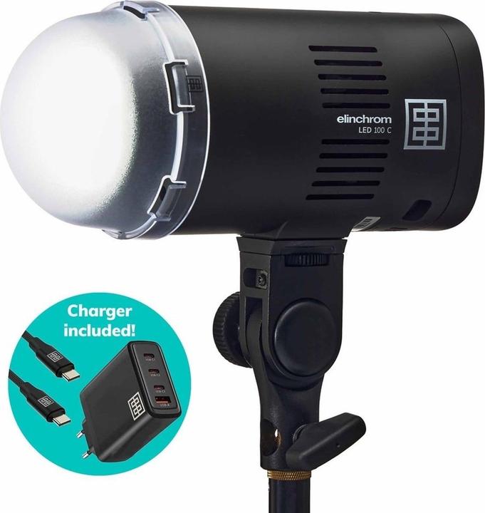 Elinchrom LED 100 C Light Kit + Charger (EL20201.1.WC) (Studioleuchte)