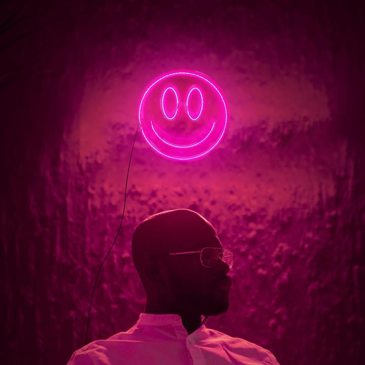 Actual product image Mad Monkey - Smiley face lamp