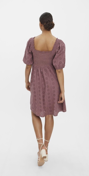 Produktbild Vero Moda Gesmoktes Broderie Anglaise Minikleid (XS)