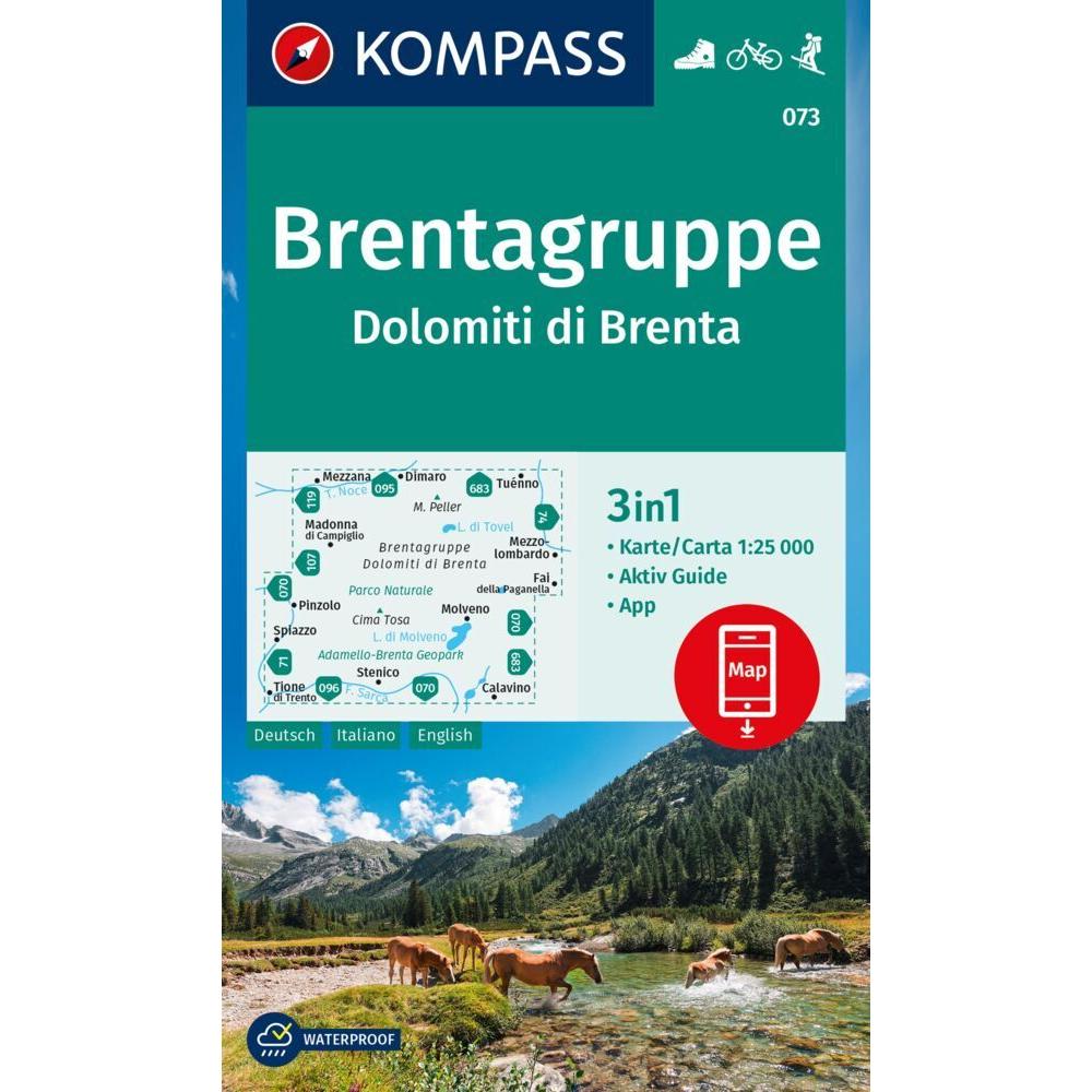 Wanderkarte 073 Brentagruppe / Dolomiti di Brenta 1:25.000, Landkarte