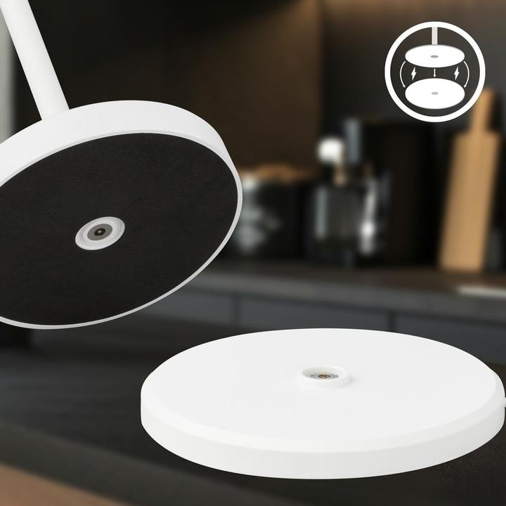 Produktbild Briloner Akku LED Tischleuchte, inkl. Ladestation, inkl. 3-Stufen-Dimmer, weiss (230 lm)