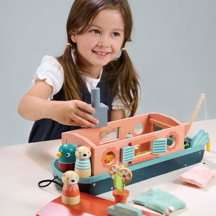 Produktbild Tender Leaf Toys Hausboot
