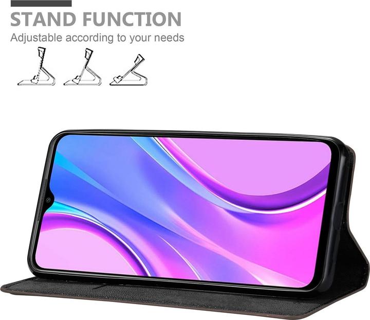 Actual product image Cadorabo Book Invisible Magnet Cover (Xiaomi Redmi 9)