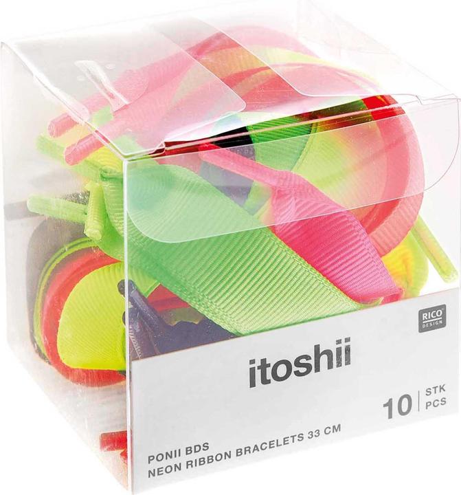 Immagine prodotto Rico Design braccialetti a nastro itoshii rep, 10 pezzi (33 cm, Poliestere (PES), Cloruro di polivinile (PVC))