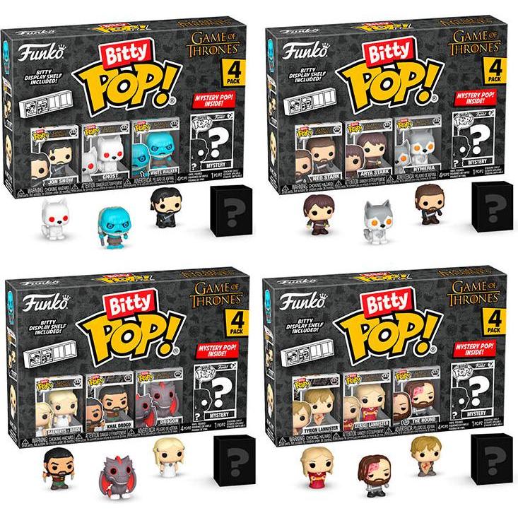 Funko Assorted Blister 4 Figuren Bitty POP Game of Thrones