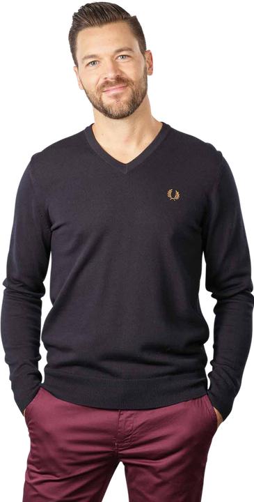 Produktbild Fred Perry Classic V Neck Jumper Navy (S)