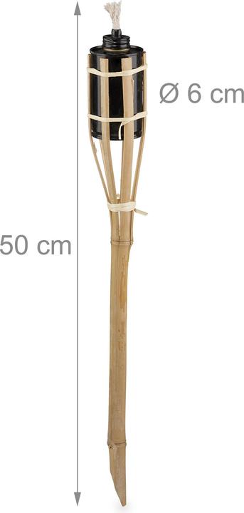 Actual product image Relaxdays Garden torch