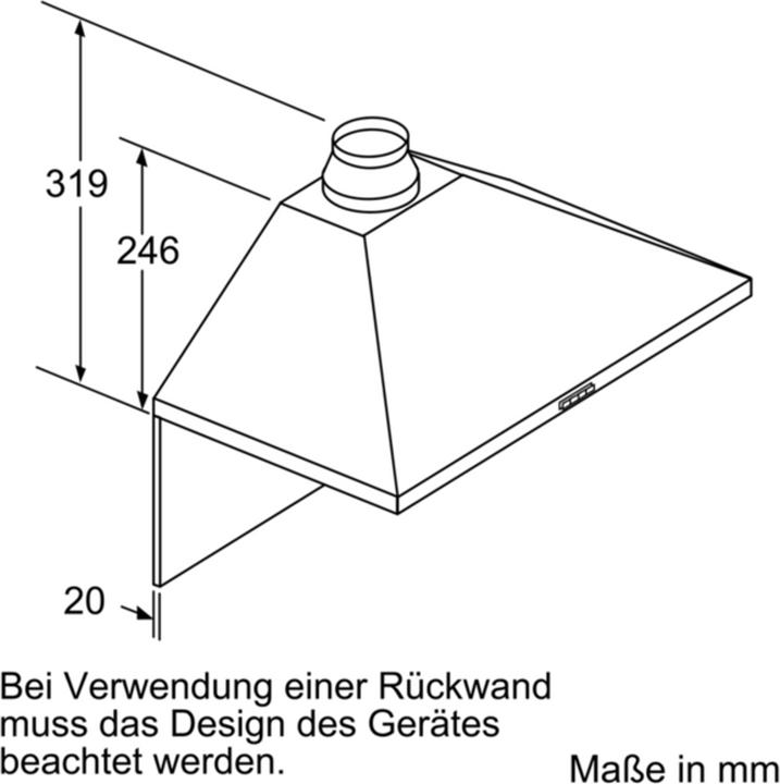 Actual product image Bosch Hausgeräte DWP94BC50 (Wall hood)