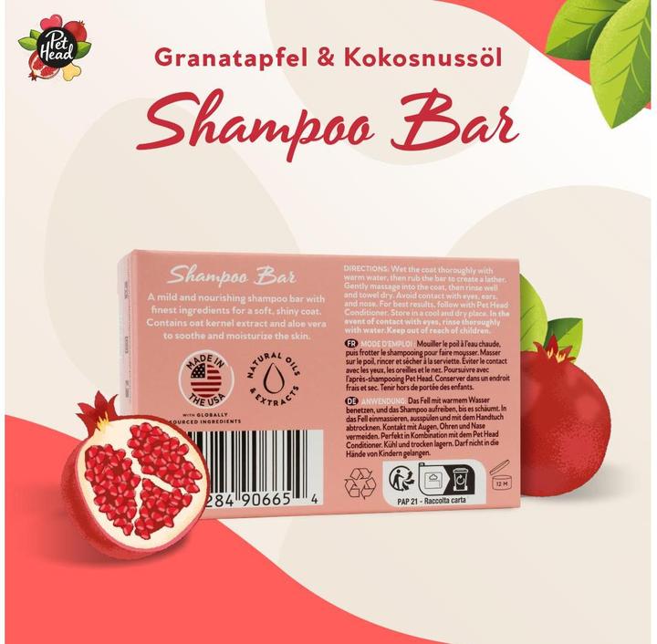 Actual product image Pet Head shampooing solid Grenade, 85g (Dog)