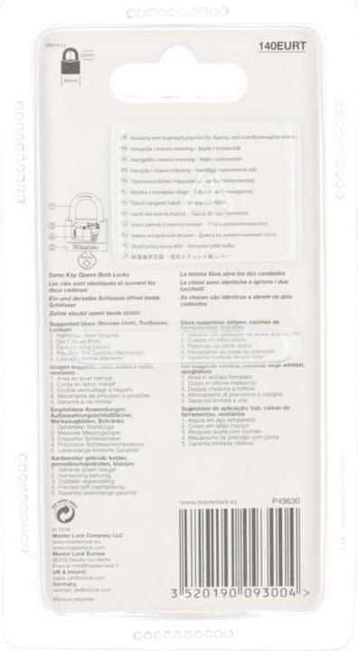 Produktbild Master Lock 140eurt
