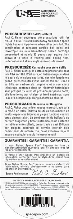 Produktbild Fisher Kugelschreibermine M blau (Blau, 0.50 mm, 1 Stk.)