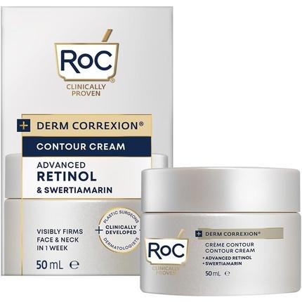 Produktbild Roc Derm Correxion Contour Cream for Face Neck and Jawline Sichtbare Gesichtsstraffung Hals Straffung (50 ml)