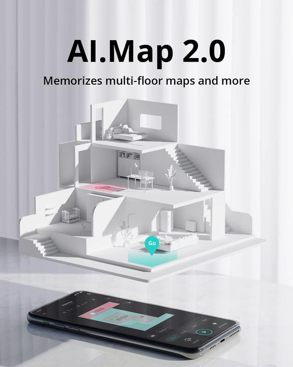 Productafbeelding eufy RoboVac X8 Robotstofzuiger Zwart Compatibel met Amazon Alexa, compatibel met Google Home, Spra... (Stofzuigrobot)
