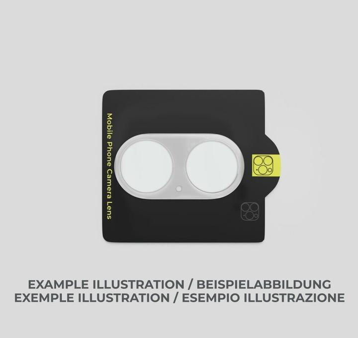 prio Tempered Glass Back Camera für iPhone 17 (6,3 Zoll) klar (1 pcs, Apple iPhone 17)