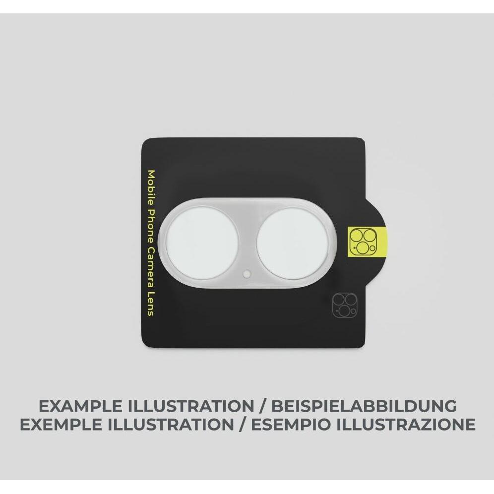 prio Tempered Glass Back Camera für iPhone 17 (6,3 Zoll) klar (1 pz., Apple iPhone 17), Pellicola protettiva smartphone, Trasparente