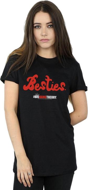 Produktbild Dam Besties Text Baumwolle Boyfriend TShirt (M)