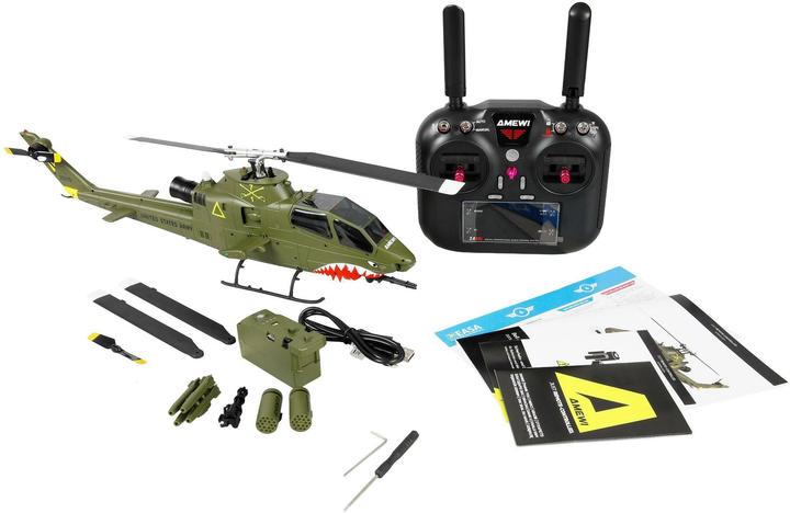 Actual product image Amewi Bell AH-1 Cobra Pro GPS Helikopter 8-Kanal 3D/6G RTF