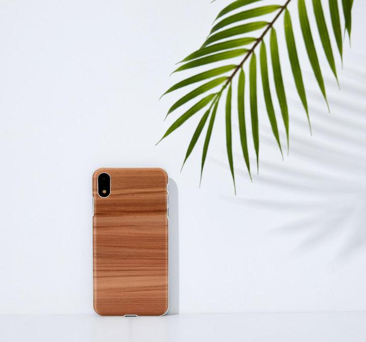 Immagine prodotto Man&Wood Custodia per iPhone XR cappuccino bianco (Apple iPhone XR)