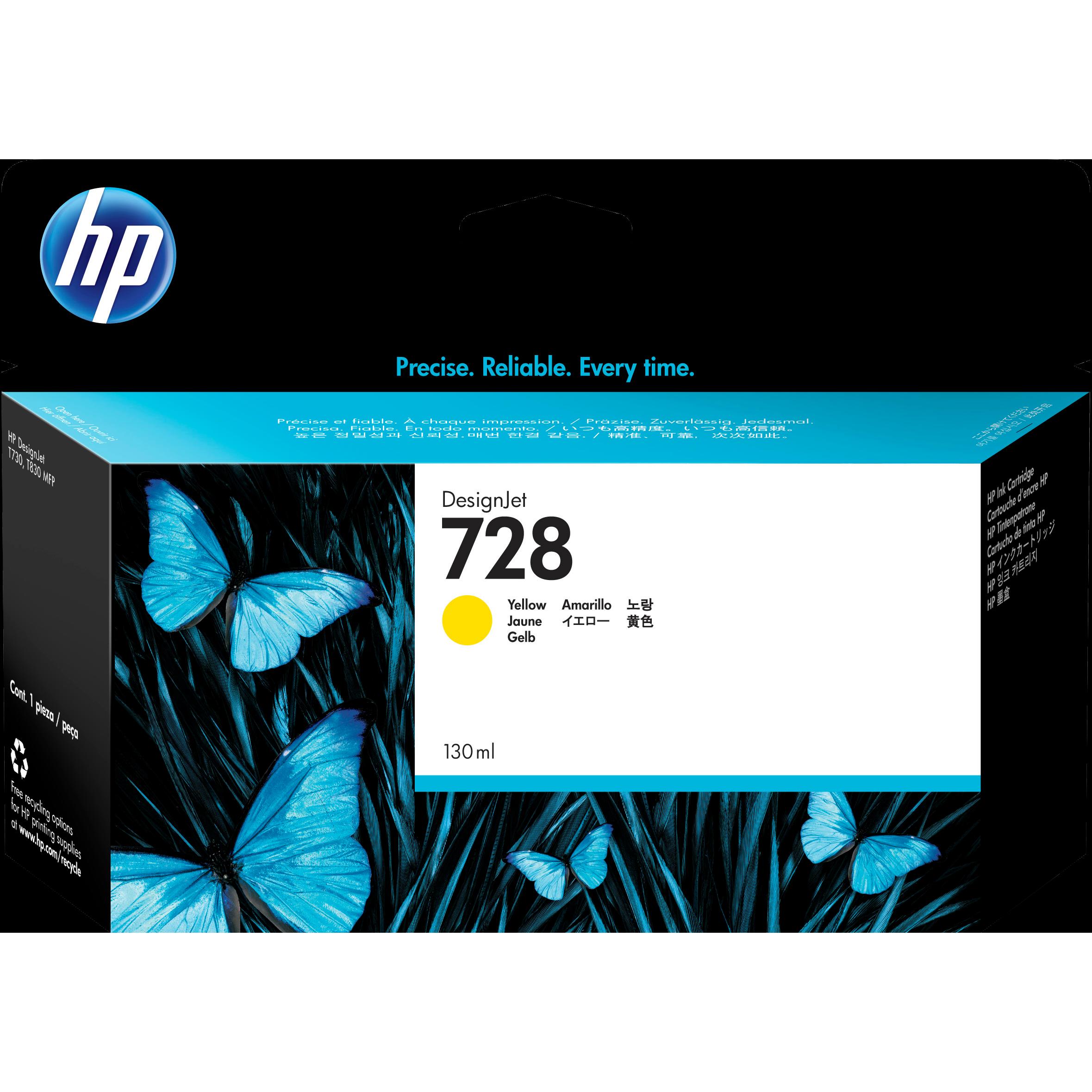 HP, Druckerpatrone, 728 (Y)