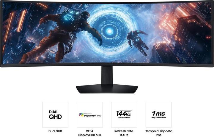Actual product image Samsung Odyssey G9 - G91F (5120 x 1440 pixels, 49")