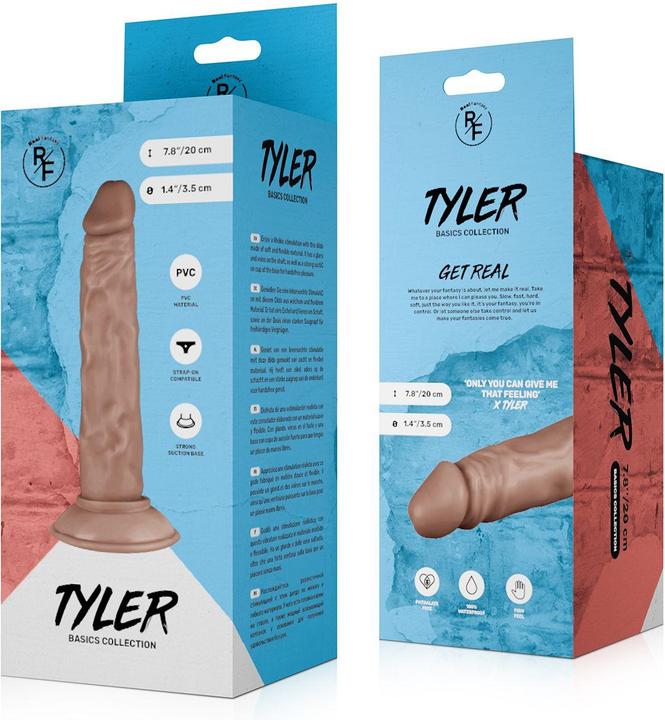 Actual product image Real Fantasy Tyler Realistic Dildo - 20 cm