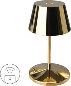 Villeroy & Boch SEOUL RC Akku-Tischlampe Gold 2,2W steuerbare Lichtfarbe IP65 97206