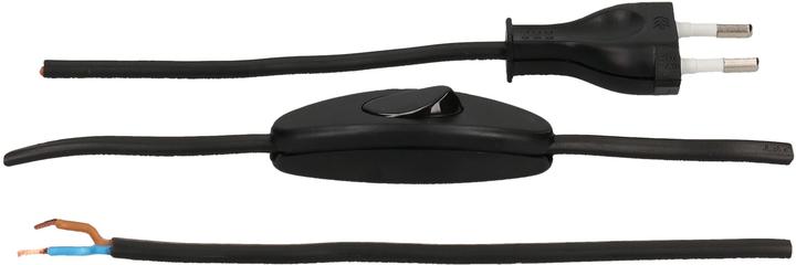 Produktbild Max Hauri TDLF-Netzkabel H03VVH2-F2X0.75 Typ 26 mit Schalter (2 m)