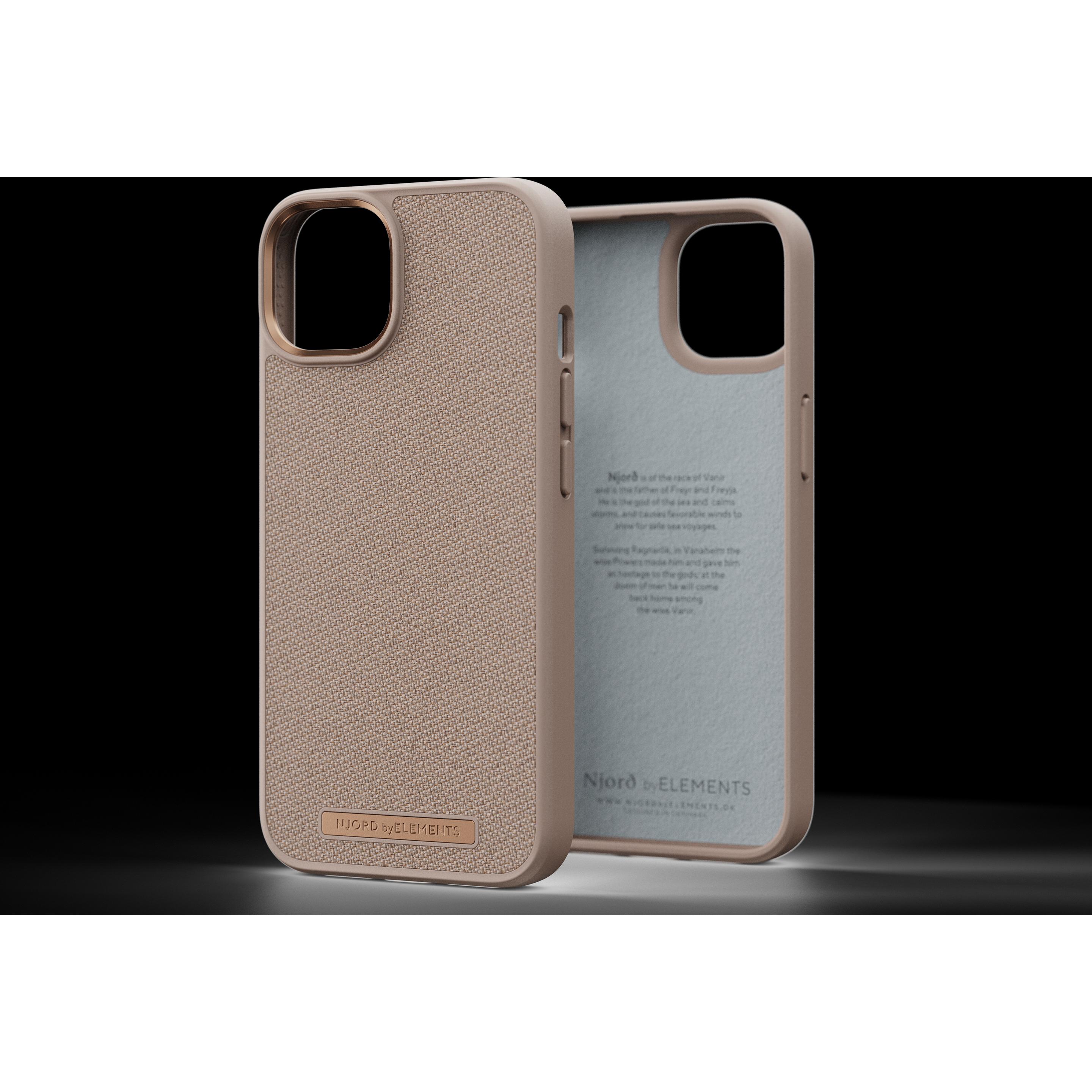 Thumbnail - Njord Hard-Cover Tonal Case Pink Sand (Apple iPhone 14 Plus), Smartphone Hülle, Braun