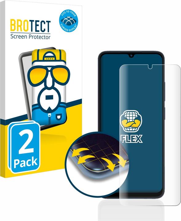 Produktbild BROTECT Full-Cover Displayschutz (2 Stück, Xiaomi Redmi 12C)