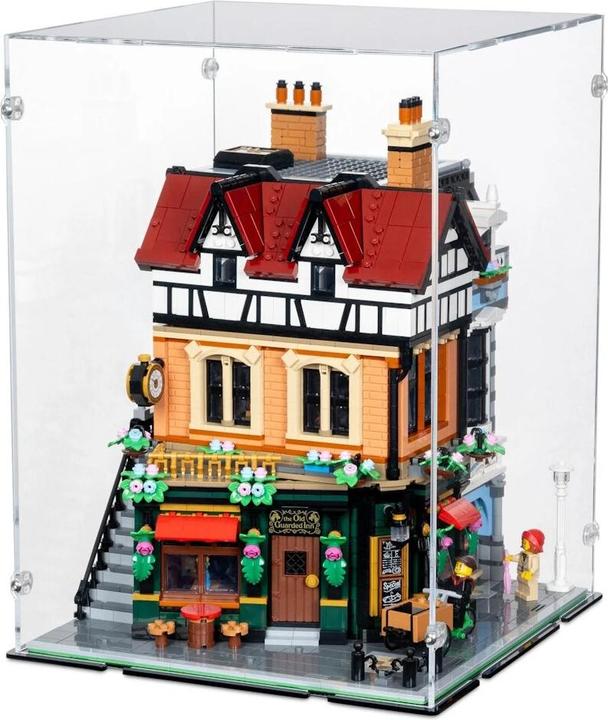 Immagine prodotto iDisplayit Display in acrilico per LEGO® 10350 Edificio Tudor (con fondo nero)