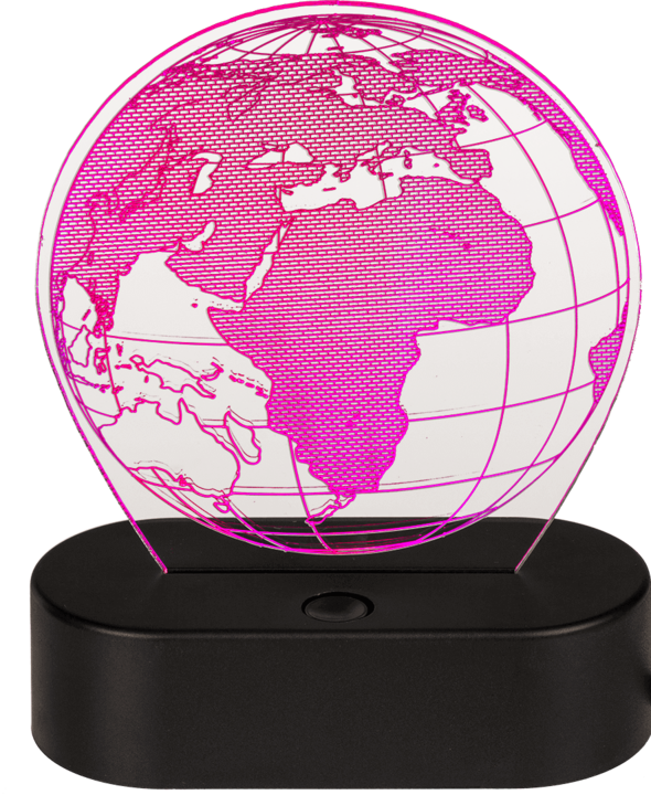 Produktbild Out of the blue 3D LED Tischlampe Weltkugel