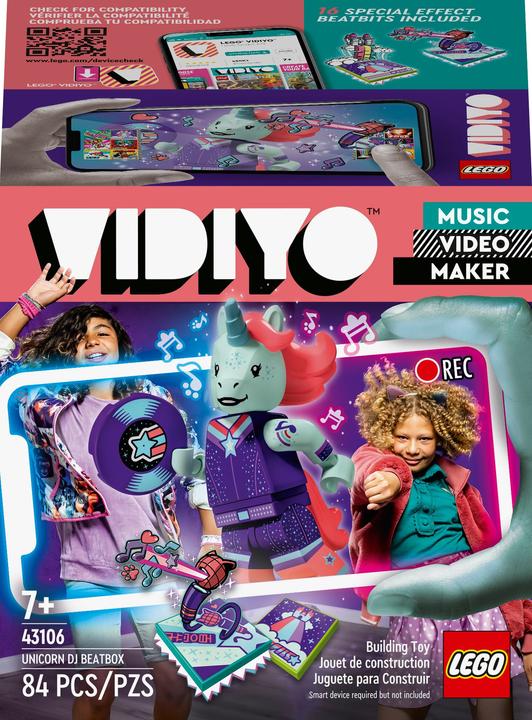 Image du produit LEGO Unicorn DJ BeatBox (43106, LEGO Vidiyo)