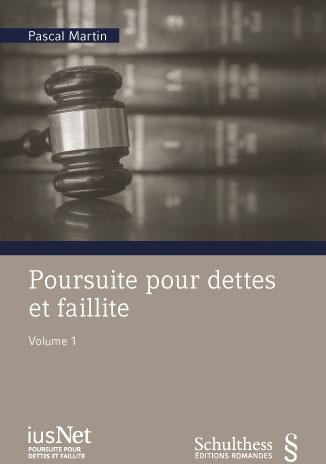 Image du produit Poursuite pour dettes et faillite (Français, Pascal Martin, 2023)