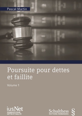Produktbild Poursuite pour dettes et faillite (Französisch, Pascal Martin, 2023)