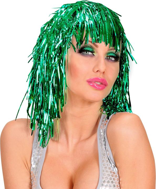 Produktbild Widmann GRÜNE LAMÉ PERÜCKE in Polybag