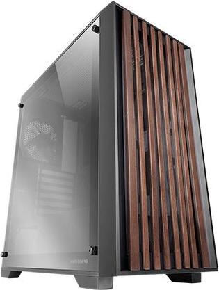 Mars Gaming Boitier Moyen Tour Atx Mc-Wood RGB Avec Panneau Vitré (Noir/Chrome) (mATX, ATX, Mini-ITX)