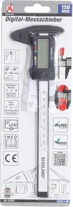 Immagine prodotto BGS Calibro digitale (15 cm)