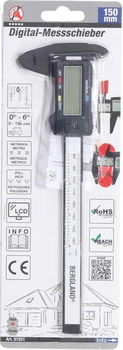Actual product image BGS Digital caliper (15 cm)